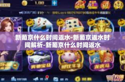 新葡京什么时间返水-新葡京返水时间解析-新葡京什么时间返水