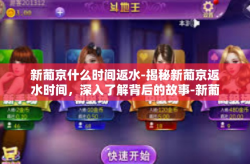 新葡京什么时间返水-揭秘新葡京返水时间，深入了解背后的故事-新葡京什么时间返水