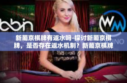 新葡京棋牌有返水吗-探讨新葡京棋牌，是否存在返水机制？新葡京棋牌有返水吗