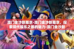 澳门金沙新葡京-澳门金沙新葡京，探索现代娱乐之都的魅力-澳门金沙新葡京