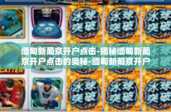 缅甸新葡京开户点击-揭秘缅甸新葡京开户点击的奥秘-缅甸新葡京开户点击