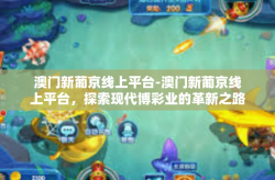 澳门新葡京线上平台-澳门新葡京线上平台，探索现代博彩业的革新之路-澳门新葡京线上平台