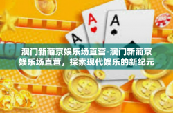 澳门新葡京娱乐场直营-澳门新葡京娱乐场直营，探索现代娱乐的新纪元-澳门新葡京娱乐场直营