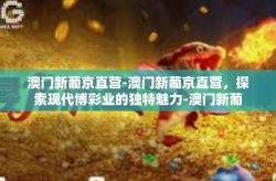 澳门新葡京直营-澳门新葡京直营，探索现代博彩业的独特魅力-澳门新葡京直营