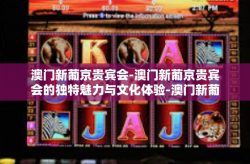 澳门新葡京贵宾会-澳门新葡京贵宾会的独特魅力与文化体验-澳门新葡京贵宾会