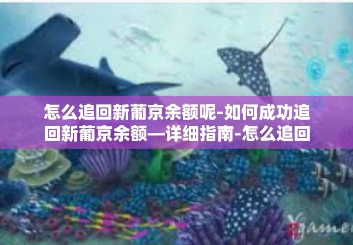 怎么追回新葡京余额呢-如何成功追回新葡京余额—详细指南-怎么追回新葡京余额呢