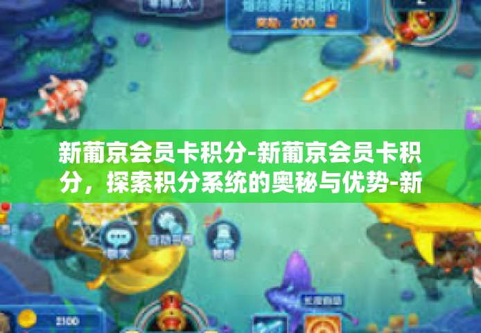 新葡京会员卡积分-新葡京会员卡积分，探索积分系统的奥秘与优势-新葡京会员卡积分