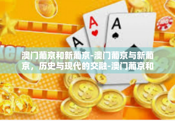 澳门葡京和新葡京-澳门葡京与新葡京，历史与现代的交融-澳门葡京和新葡京
