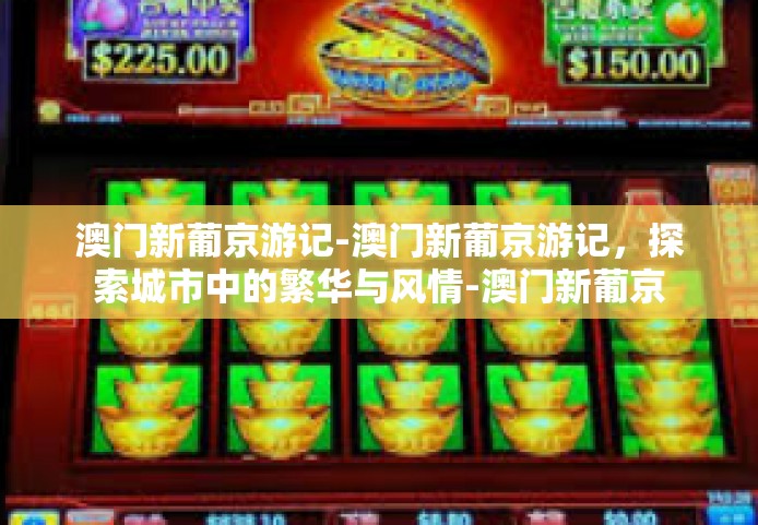 澳门新葡京游记-澳门新葡京游记，探索城市中的繁华与风情-澳门新葡京游记