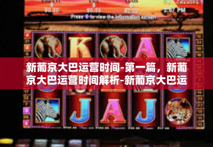 新葡京大巴运营时间-第一篇，新葡京大巴运营时间解析-新葡京大巴运营时间