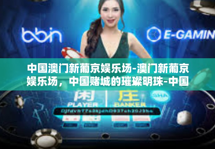 中国澳门新葡京娱乐场-澳门新葡京娱乐场，中国赌城的璀璨明珠-中国澳门新葡京娱乐场